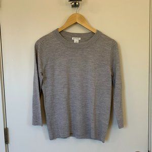 Club Monaco Wool Sweater - Women's Size Large - 3/4 Length Sleeves